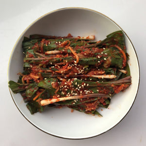 Ramp Kimchi (San-maneul Kimchi)