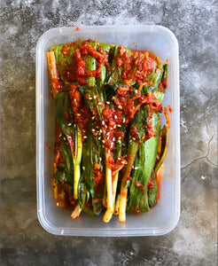 Ramp Kimchi (San-maneul Kimchi)