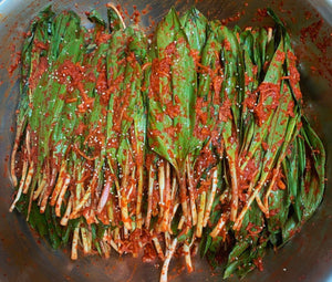 Ramp Kimchi (San-maneul Kimchi)